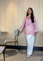 Mauve Blossom Farsi Salwar Kameez – Jam Cotton
